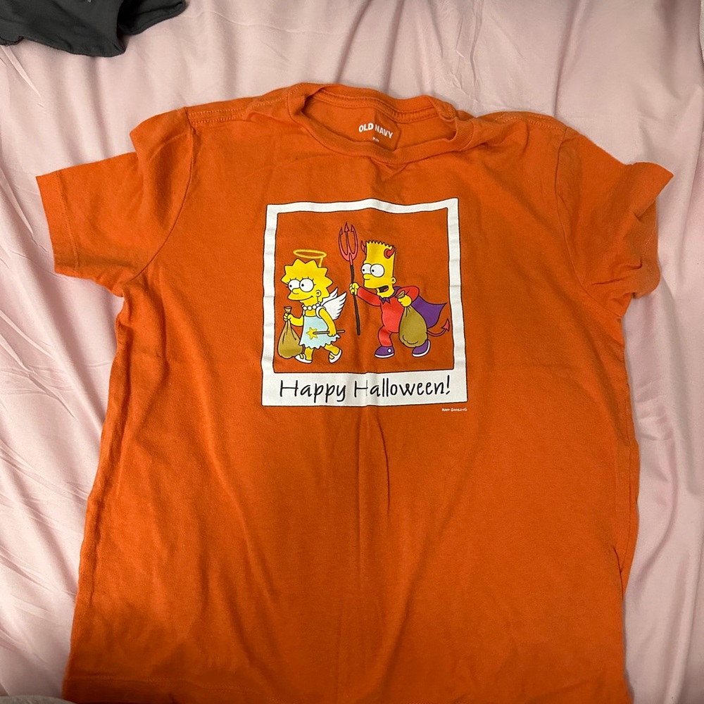 Boys Halloween Simpsons Shirt